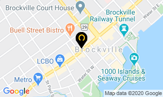 Heritage Clock Shop in Brockville map