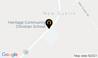 Heritage Community Christian School in Addison map