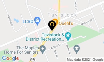 Heritage Home Mercantile in Tavistock map