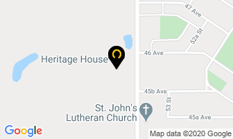 Heritage House in Vegreville map
