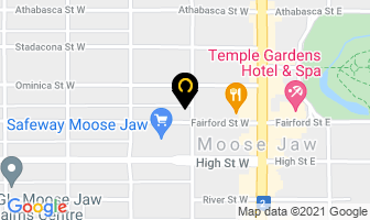 Heritage Insurance in Moose Jaw map