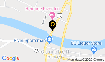 Heritage River Innopen Vancouver Island in Campbell River map