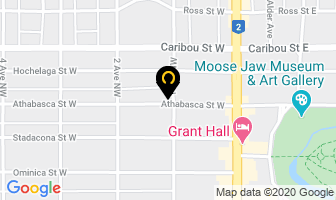 Heron-Powers Insurance in Moose Jaw map