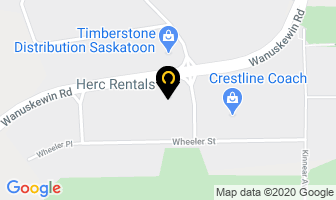 Hertz Equipment Rental in Saskatoon map
