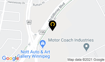 Hertz Equipment Rental in Winnipeg map