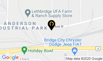 Hertz Rent A Car in Lethbridge map