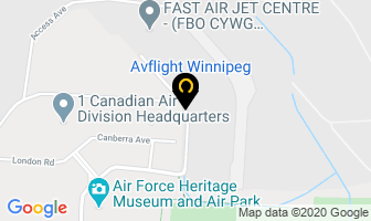 Hertz Rent A Car in Winnipeg map