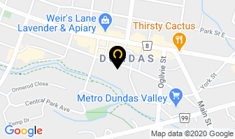 Hewak Foot Clinic in Hamilton map
