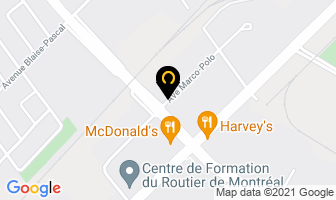 Hexco Stainless in Montreal map