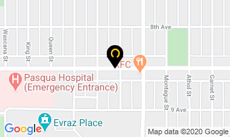 Hh Barnes Costumer's in Regina map