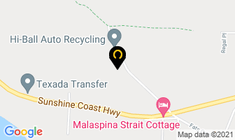 Hi-Ball Auto Recycling in Powell River map