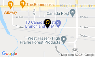 High Prairie Friendship Center in Napierville map