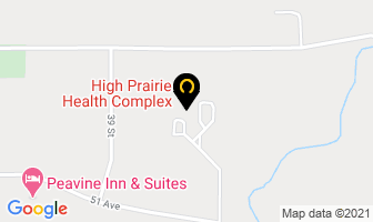 High Prairie Health Complex in Napierville map