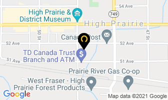 High Prairie Medical Clinic in Napierville map
