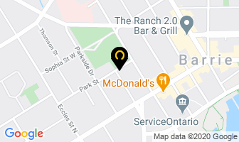 High St Chiropractic in Barrie map