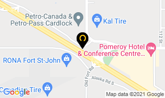 High-Tech Oilfield Services Ltd in Fort St. John map