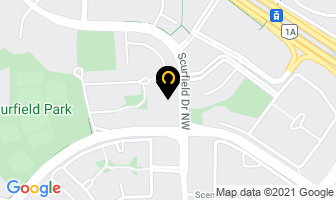 Highland Dental Laboratory in Calgary map