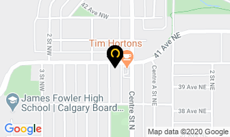 Highland Mennonite Brethren Church in Calgary map