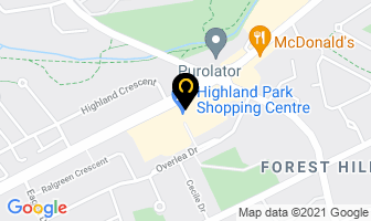 Highland Park Shopping Centre in Kitchener map