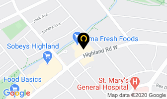 Highland Road Pet Hospital in Kitchener map