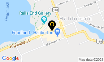 Highlands Community Pregnancy Care Ctr in Haliburton map