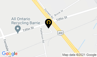 Highway Construction Inspection in Barrie map