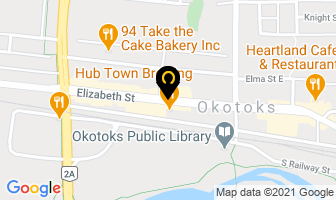 Hiho Esso in Okotoks map