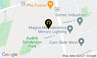 Hill-San Auto Service in Fort Saskatchewan map