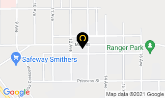 Hillcrest Apartments in Smithers map