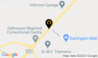 Hillcrest Garage in Belle River map