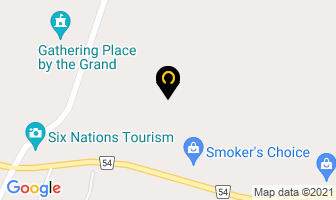 Hill's Native Foods in Brant County map