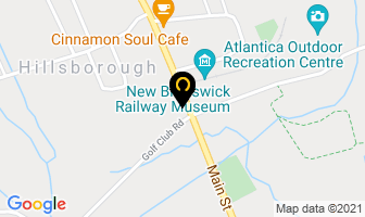 Hillsborough Fitness Complex in Fredericton map