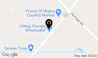 Hilltop Florists Wholesaler in Brampton map