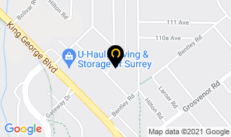 Hilton Villa Care Centre in Surrey map