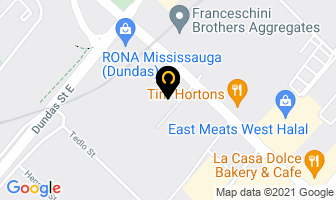 Hinspergers Poly Industries Ltd in Mississauga map