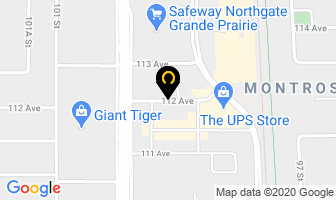 Hinterland Holdings Ltd in Grande Prairie map