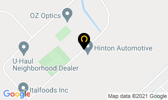 Hinton Automotive in Guelph map
