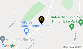 Hinton Maintenance Electrical Heating Air Conditioning Mechanical Services Ltd in Hinton map