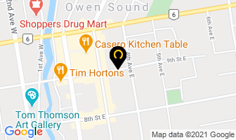 Hire Rite Personnel Ltd in Owen Sound map