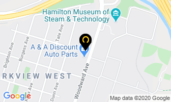 Hirsch Truck Repair in Hamilton map