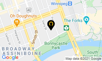 Hirst Counselling in Winnipeg map