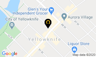 Hoarfrost River Huskies Ltd in Yellowknife map