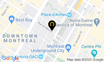 H&ocirc;tel Le Dauphin in Montreal map