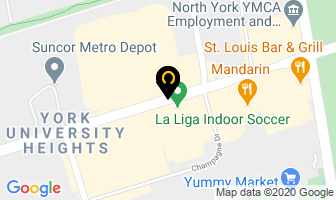 Hockey Training in North York map