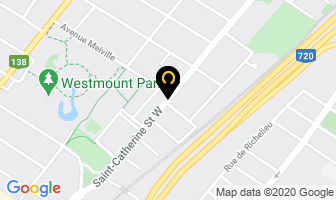 Hodgins & Associ&eacute;s in Westmount map