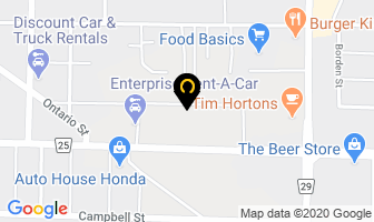 Hoekstra Bill General Contracting in Sarnia map