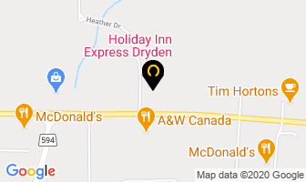 Holiday Inn Express Dryden in Dryden map