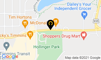 Hollinger Court Leasing in Steinbach map