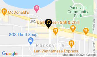 Holliswealth in Parksville map
