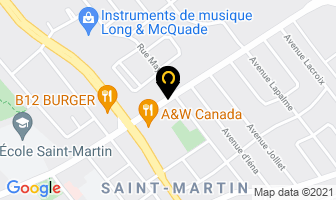 Hollywood Boutique Vid&eacute;o in Laval map